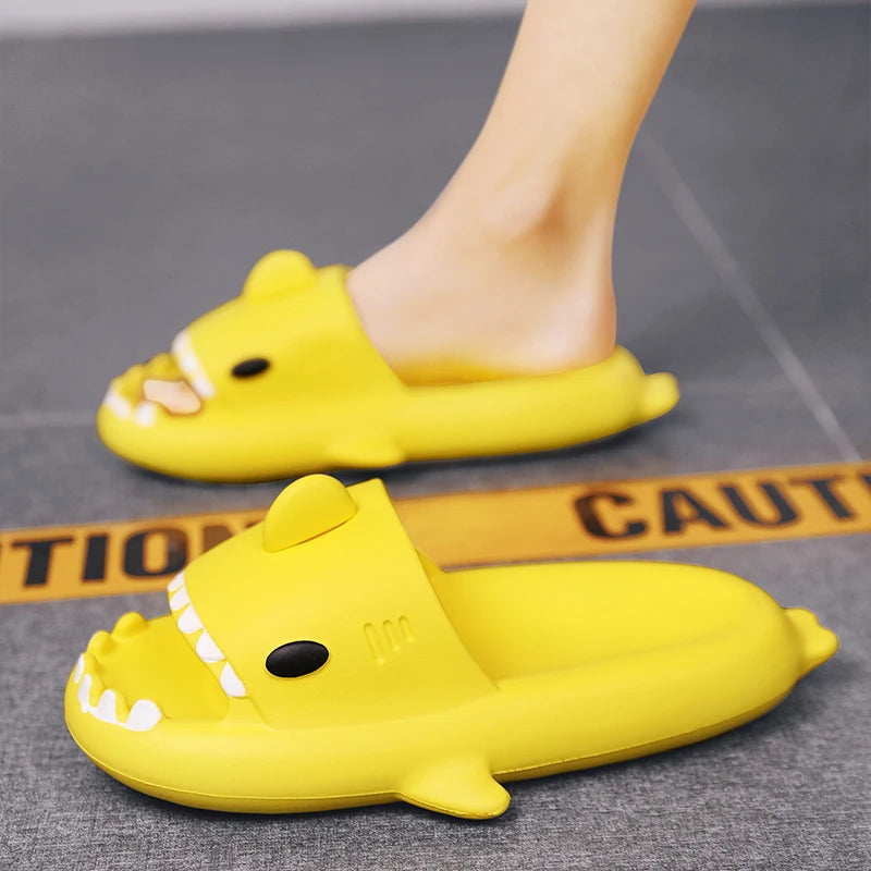 Funny Shark Slippers – Elastic & Comfortable