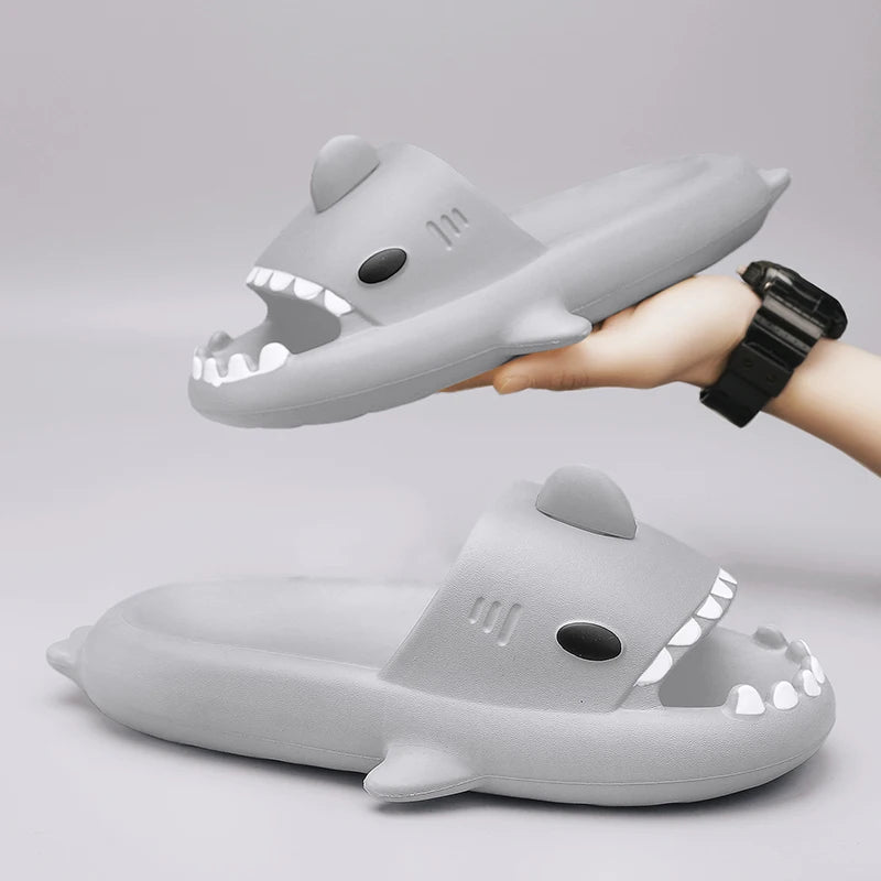 Funny Shark Slippers – Elastic & Comfortable