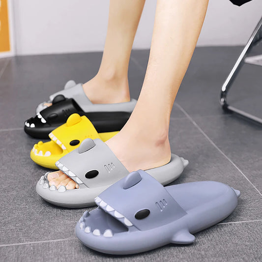 Funny Shark Slippers – Elastic & Comfortable