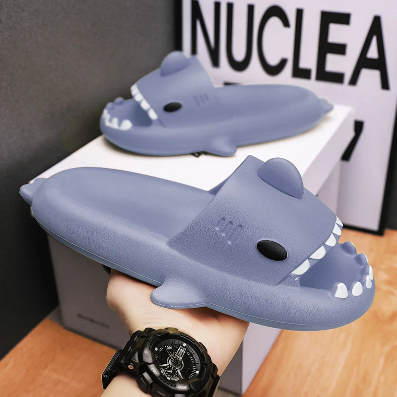 Funny Shark Slippers – Elastic & Comfortable