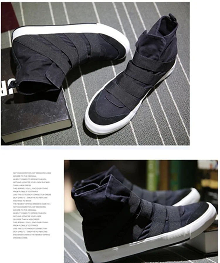 2025 Men's High-Top Slip-On Sneakers