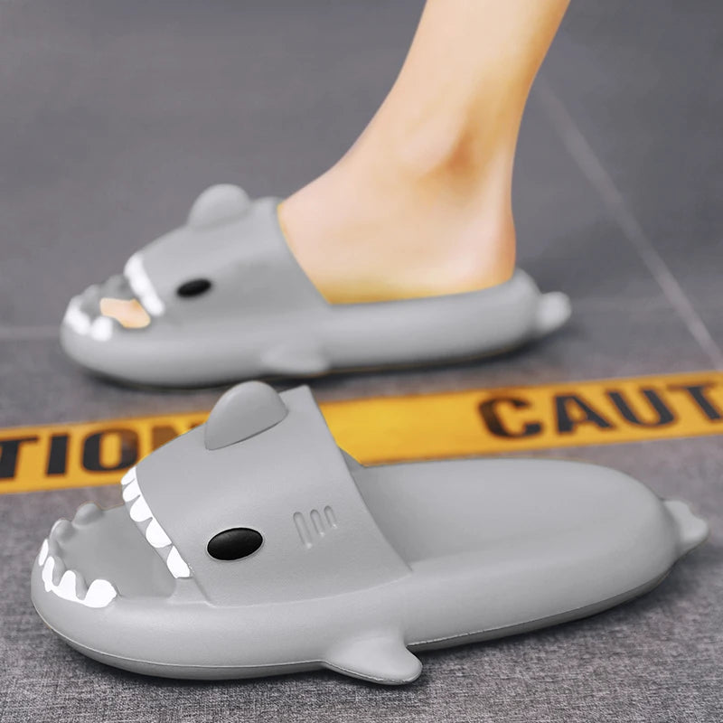 Funny Shark Slippers – Elastic & Comfortable