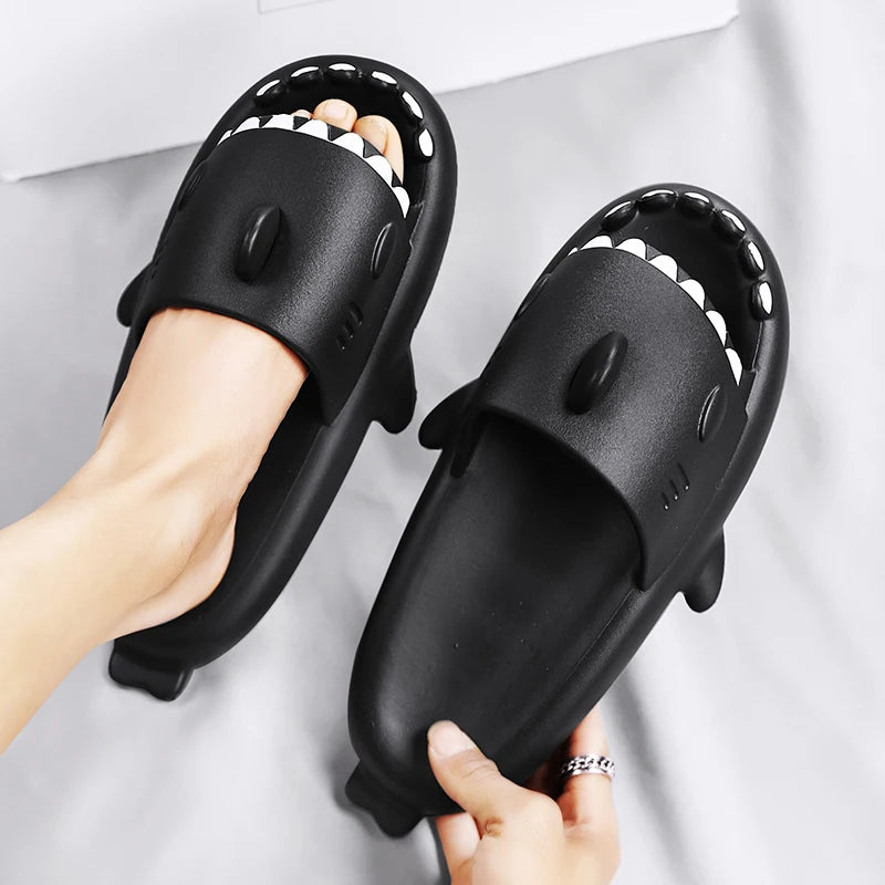 Funny Shark Slippers – Elastic & Comfortable