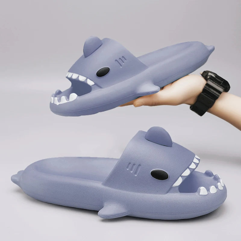 Funny Shark Slippers – Elastic & Comfortable