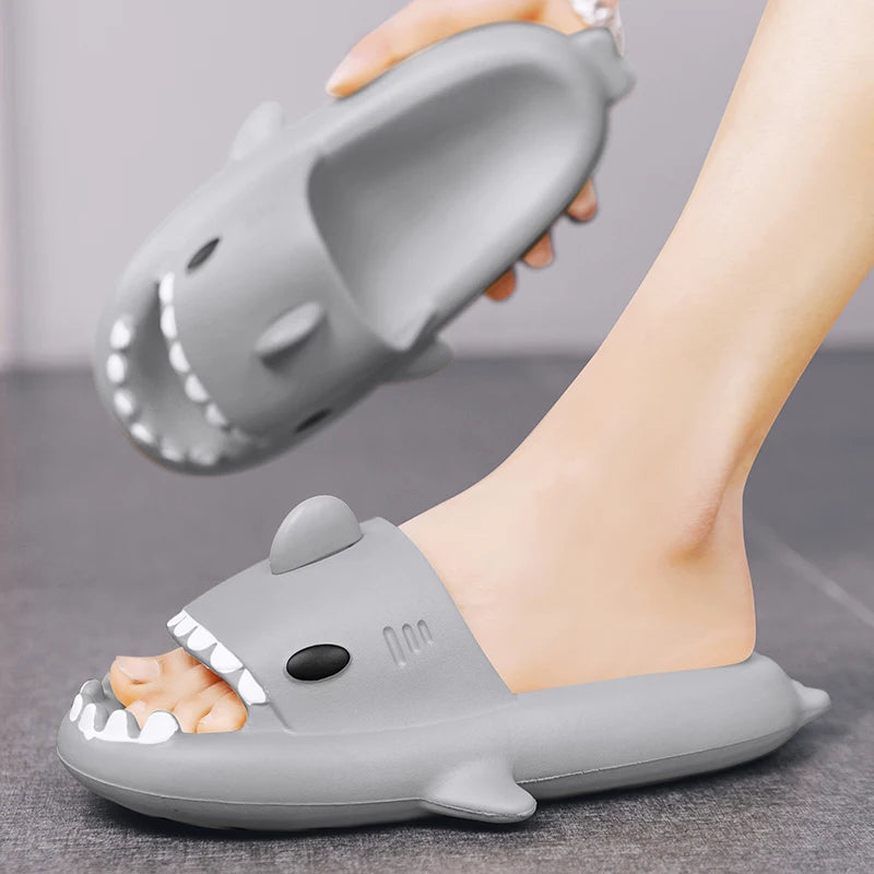 Funny Shark Slippers – Elastic & Comfortable