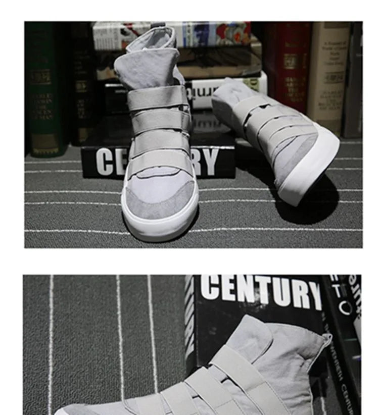 2025 Men's High-Top Slip-On Sneakers