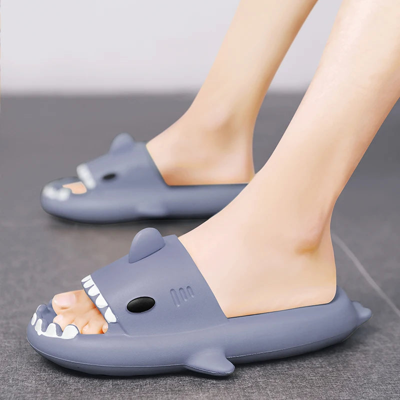 Funny Shark Slippers – Elastic & Comfortable