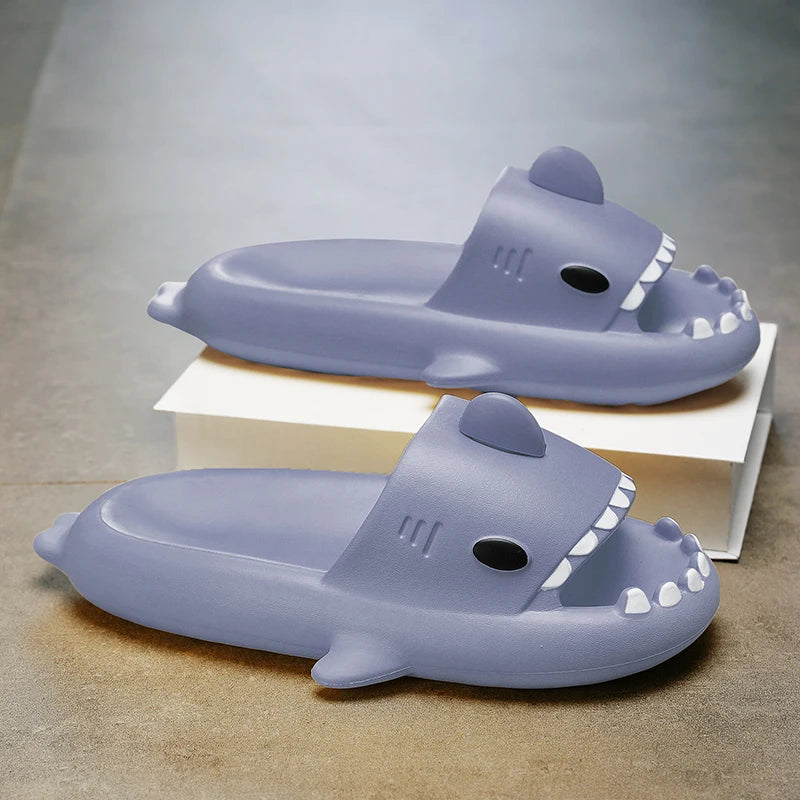 Funny Shark Slippers – Elastic & Comfortable