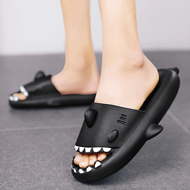 Funny Shark Slippers – Elastic & Comfortable