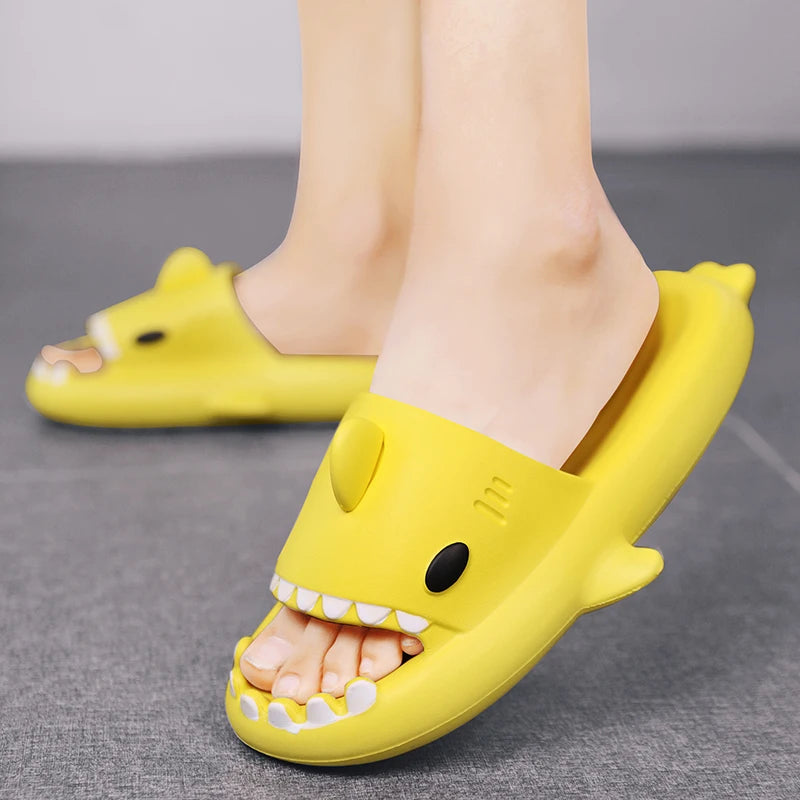 Funny Shark Slippers – Elastic & Comfortable