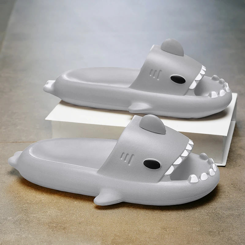 Funny Shark Slippers – Elastic & Comfortable