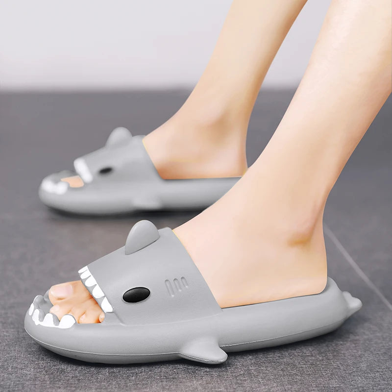 Funny Shark Slippers – Elastic & Comfortable