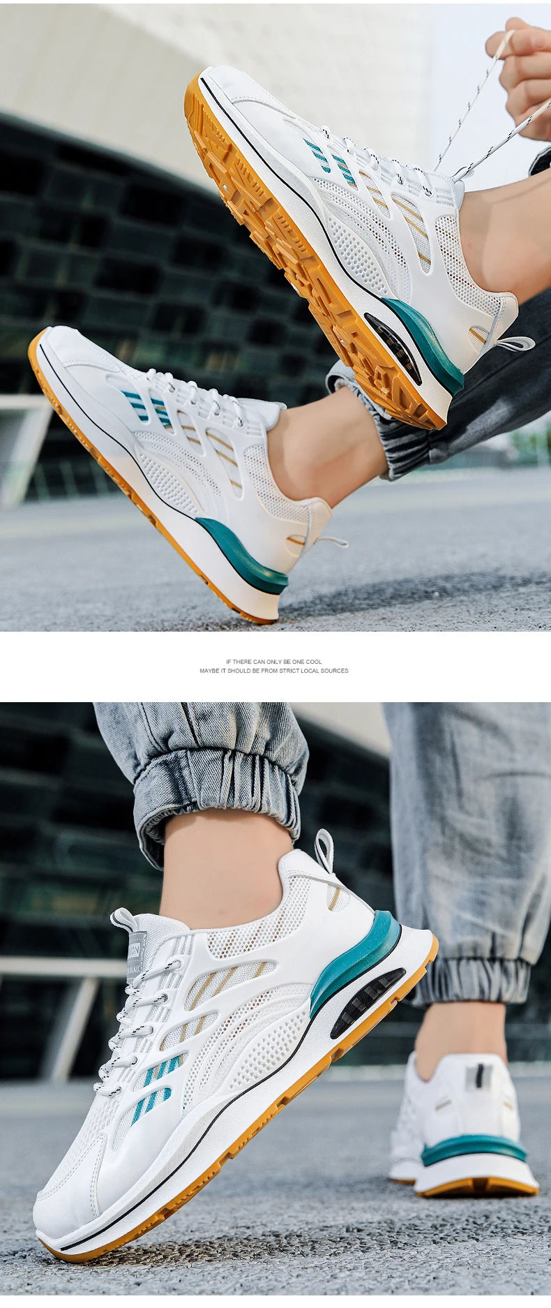 Men's Breathable Sport Sneakers – 2025 Running Shoes