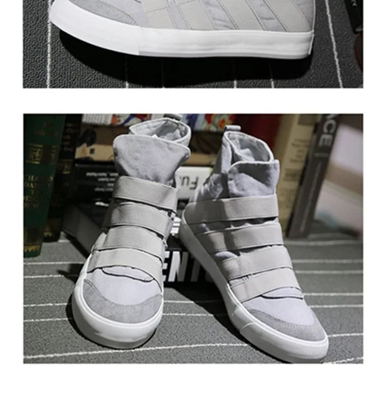 2025 Men's High-Top Slip-On Sneakers