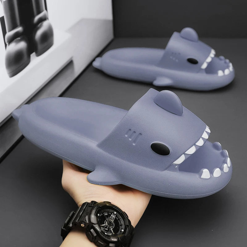 Funny Shark Slippers – Elastic & Comfortable