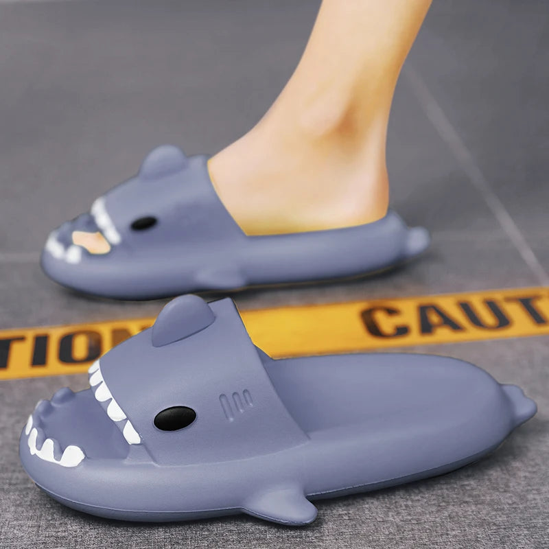 Funny Shark Slippers – Elastic & Comfortable