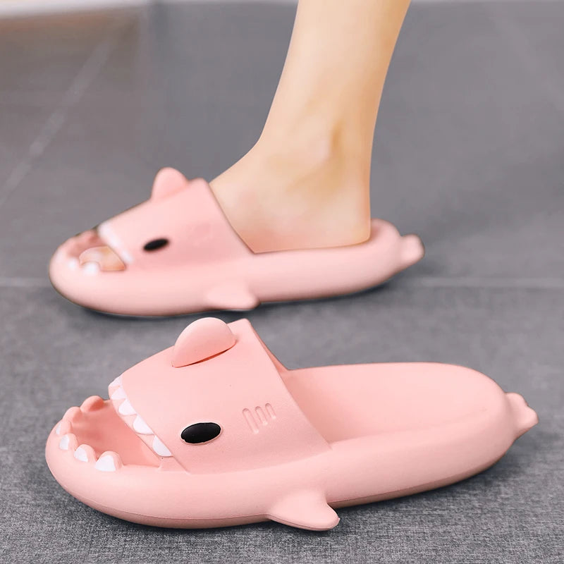 Funny Shark Slippers – Elastic & Comfortable