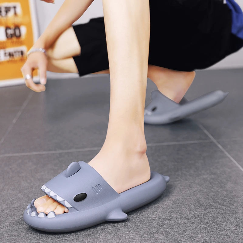 Funny Shark Slippers – Elastic & Comfortable